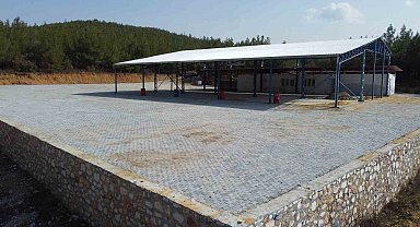 Çamlıdere ve Örentaht Sosyal Tesis ve Düğün Salonu çevre düzenlemesi tamamlandı