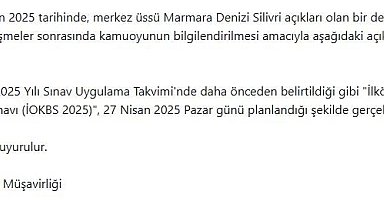 MEB açıkladı: İOKBS 2025 planlanan tarihte gerçekleşecek
