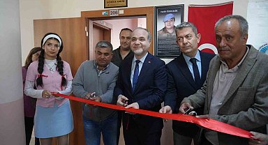 Şehit Fatih Özdemir adına kurulan kütüphane açıldı