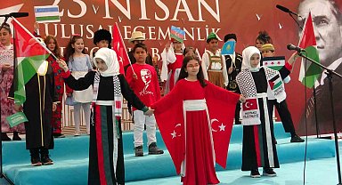 Van'da 23 Nisan coşkuyla kutlandı