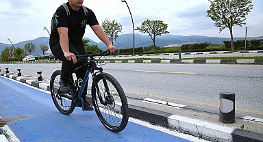 Yenilenen bisiklet yolu öğrencilerden tam not aldı