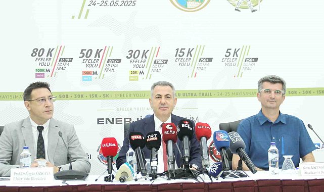 'Efeler Yolu Ultra Trail'e 6 ülkeden 256 sporcu gelecek