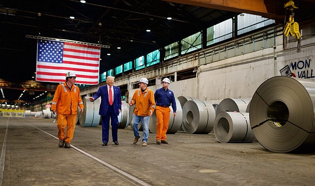 ABD Başkanı Trump: "Çelik ve alüminyum ithalatına uygulanan gümrük vergisi oranı yüzde 25'ten yüzde 50'ye çıkarılacak"