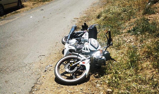 Adıyaman'da, motosiklet devrildi: 1 yaralı