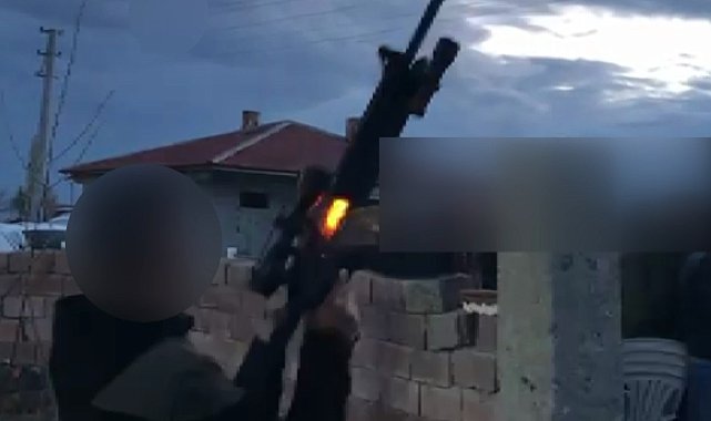 Aksaray'da 35 adrese silahlı maganda operasyonu: Evlerden cephanelik çıktı