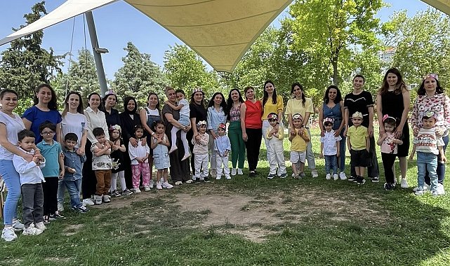 Anneler ve çocuklar doyasıya eğlendi