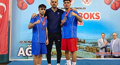 Aydınlı boksörlerden Türkiye şampiyonasında çifte madalya