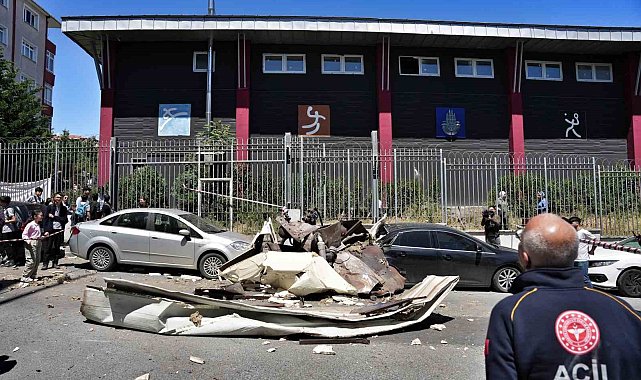 Bağcılar'da patlama sırasında yaşananlar kamerada