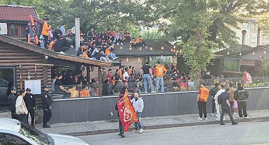 Bartın'da Galatasaray taraftarlarından ilginç görüntüler