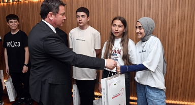 Başkan Aydın, LGS’ye hazırlanan öğrencileri ağırladı