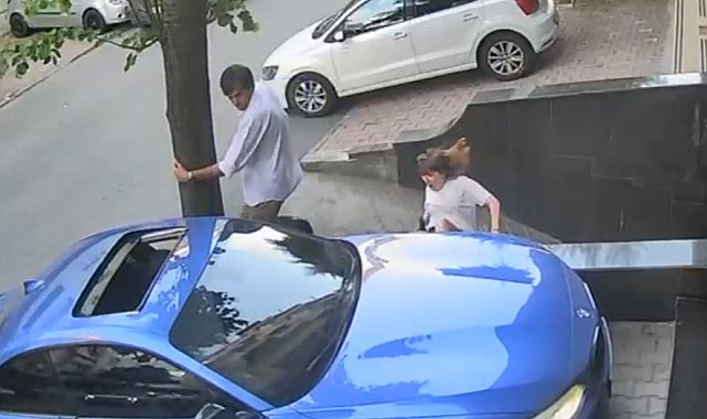 Bayrampaşa'da eski eş dehşeti güvenlik kamerasında
