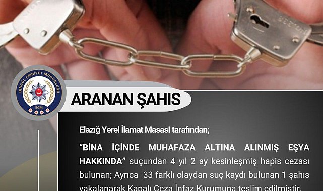 Bingöl'de aranan 3 şüpheli yakalandı