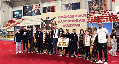 Bitlisli miniklerden halkoyunları yarışmasında büyük başarı