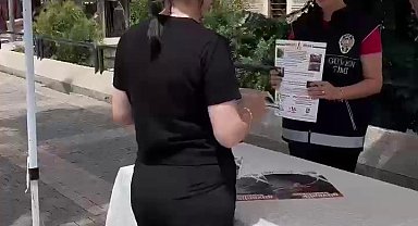 Bursa polisi vatandaşları dolandırıcılık olaylarına karşı bilgilendirdi