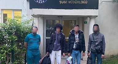Bursa'da kaçak göçmen operasyonu : 1 organizatör 4 kaçak göçmen yakalandı