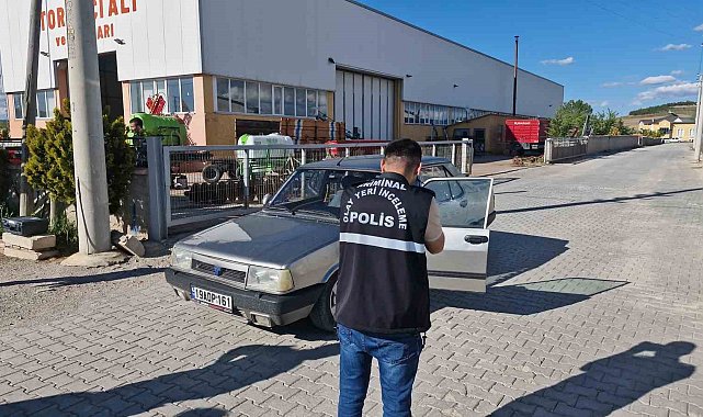 Çaldıkları otomobille drift atan çocuklar "dur" ihtarına uymayıp kaçınca gözaltına alındı