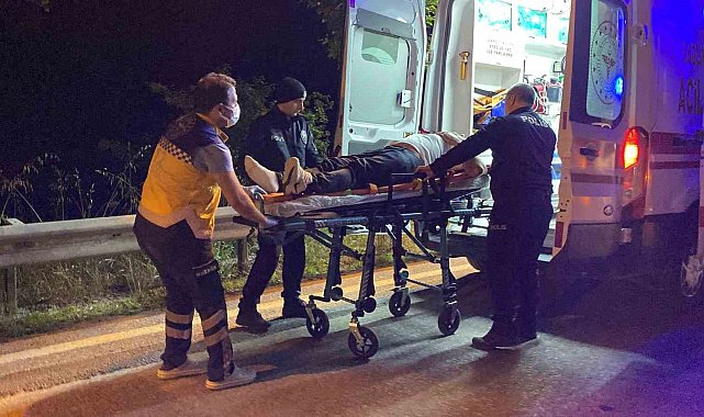 D-100'de gece yarısı zincirleme kaza: 4 yaralı