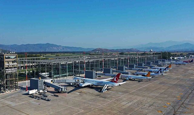 Dalaman Havalimanı Nisan ayında 349 bin 194 yolcuya hizmet verdi