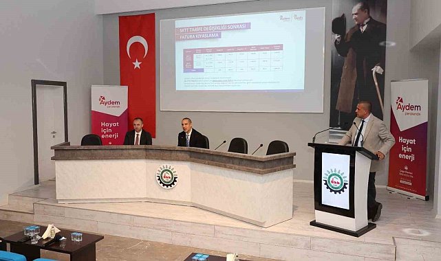 Denizli OSB'de enerji sektöründeki güncel gelişmeler sanayicilere aktarıldı