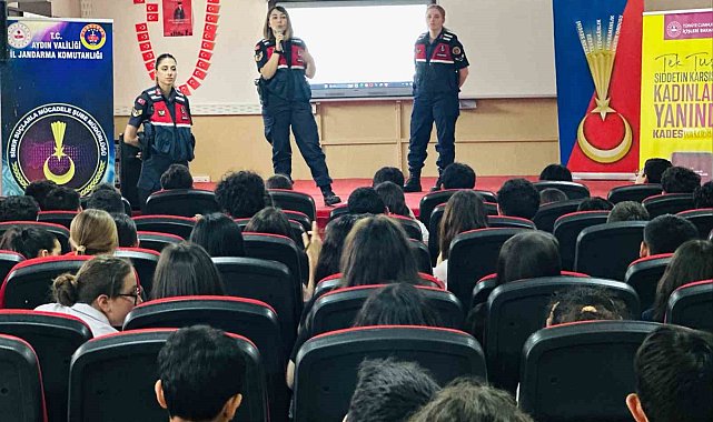 Didim'de öğrencilere 'siber zorbalık' anlatıldı