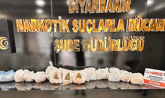 Diyarbakır'da Nisan ayında narkotik operasyonlarında 70 şüpheli tutuklandı