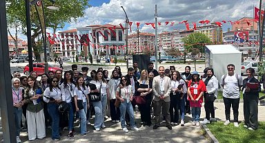DPÜ Sosyoloji öğrencileri Kütahya'da toplumun nabzını tuttu