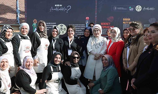 Emine Erdoğan "Anadoludakiler Kapadokya Pazarı" açılış programında konuştu
