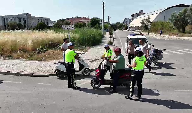 Gazipaşa'da polis ve jandarmadan hava ve kara destekli denetim