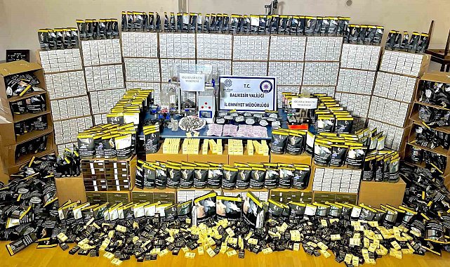 Gönen'de kaçak tütün operasyonu: 5 şüpheli gözaltında