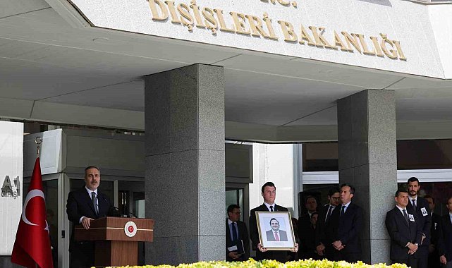 Hayatını kaybeden Büyükelçi Şen için Dışişleri Bakanlığında tören düzenlendi