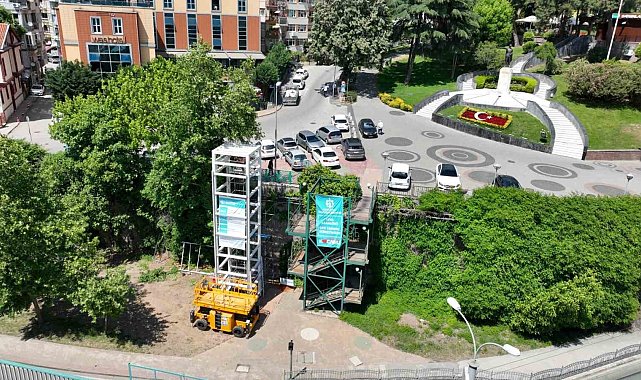 İzmit Tren Garı asansör çalışmaları devam ediyor