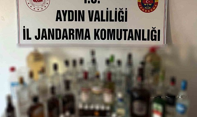 Jandarmadan sahte alkol baskını