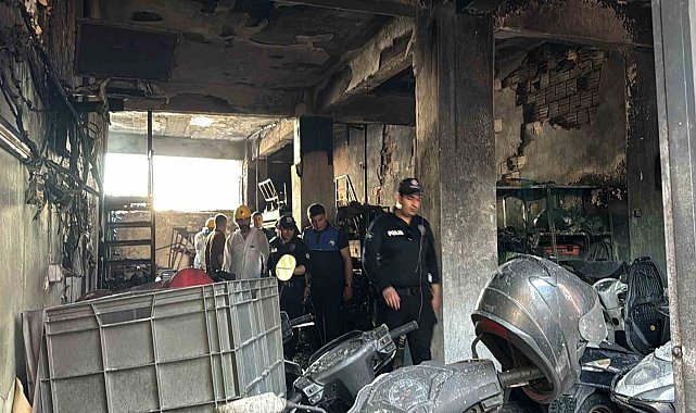 Kağıthane'de tamirhanedeki patlamada ölen gencin cenazesi Adli Tıp Kurumu'na kaldırıldı