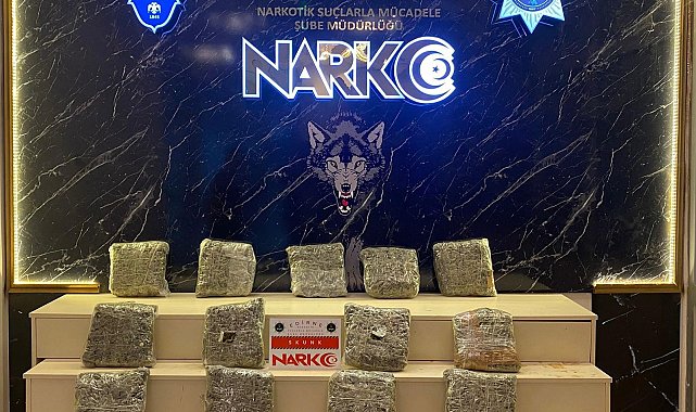Kapıkule'de 13 kilo skunk ele geçirildi
