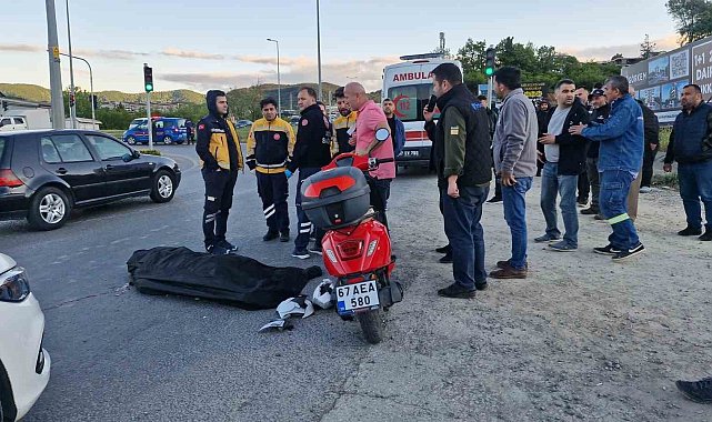 Karadeniz Ereğli'de tır ile çarpışan motosikletin sürücüsü hayatını kaybetti