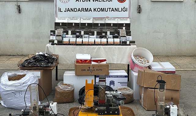 Kendi sardıkları tütünleri piyasaya süren 2 kişi yakalandı