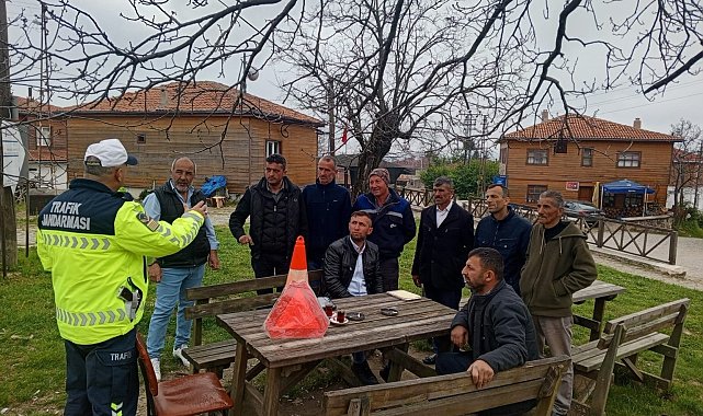 Kırklareli'nde traktör sürücüleri bilgilendirildi