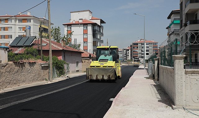 Konya'da Erenler ve Mengene mahallelerine sıcak asfalt