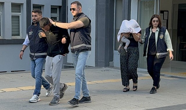 Kucağındaki bebeğiyle cezaevine gitti