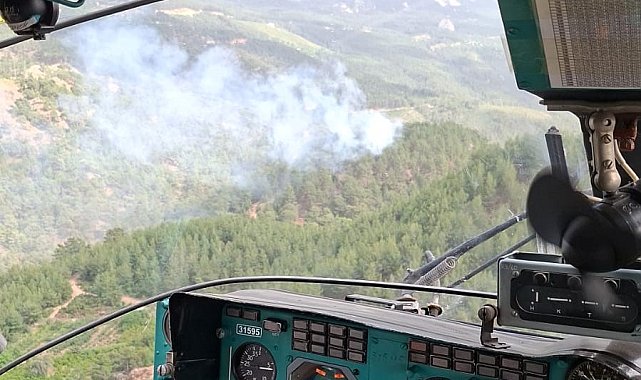 Kumluca'da orman yangını: 1 hektarlık alan zarar gördü