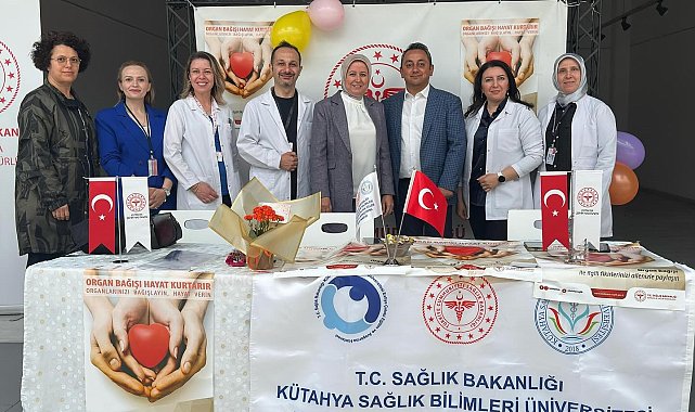 Kütahya'da organ bağışı farkındalık standı