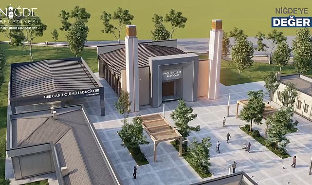 Niğde Belediyesi'nden Hıdırlık Mezarlığı'na yeni taziye evi projesi