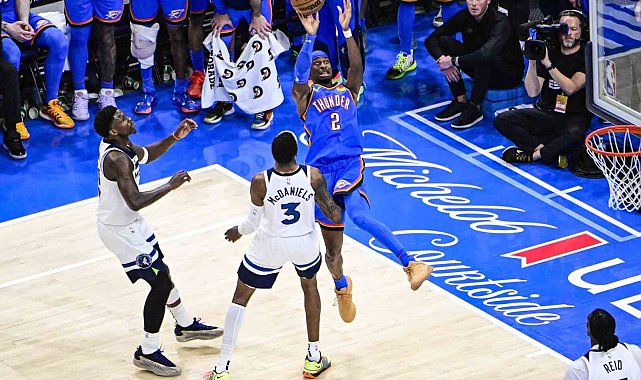 Oklahoma City Thunder, Batı Konferansı final serisinde 2-0 yaptı