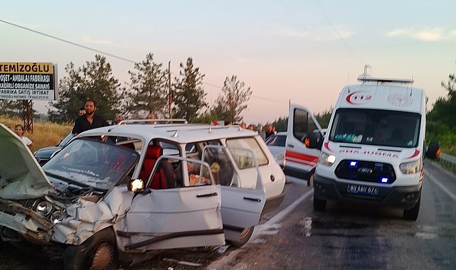 Osmaniye'de 4 aracın karıştığı zircirleme kaza: 1 ölü, 6 yaralı