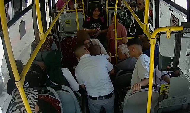 Otobüs şoförünün Heimlich manevrası bebeği hayatını kurtardı