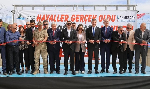 Pertek ve Çemişgezek doğalgaza kavuştu