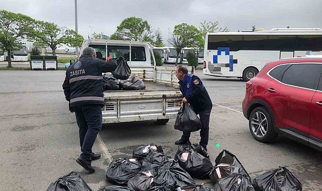 Samsun'da uygunsuz şartlarda taşınan 500 kilo iç yağına el konuldu