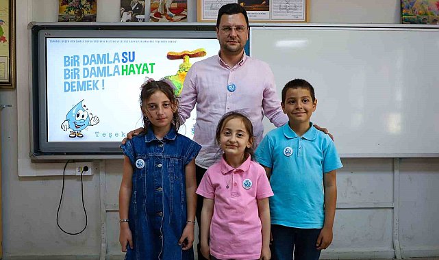 SASKİ'nin minik su müfettişleri göreve hazır