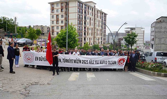 Şırnak'ta Aile Günü yürüyüşü düzenlendi