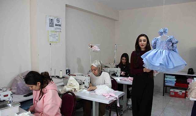 Şırnaklı girişimci izlediği dizideki moda tasarımcısı karakterinden etkilenerek 20 yaşında atölye kurdu